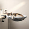 Desk-Mounted Cat Bed | Clamp-On Hammock, Faux Fur