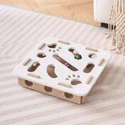 Cat Puzzle Box | Scratch Pad with Raised Nail Files