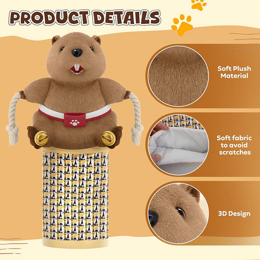 Cat Wrestling Glove | Plush Mouse Puppet Toy