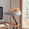 360° Rotating Cat Desk Bed | Metal Bracket, 3 Colours