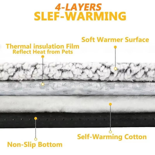 Self-Warming Pet Pad | No Electricity, 5 Sizes