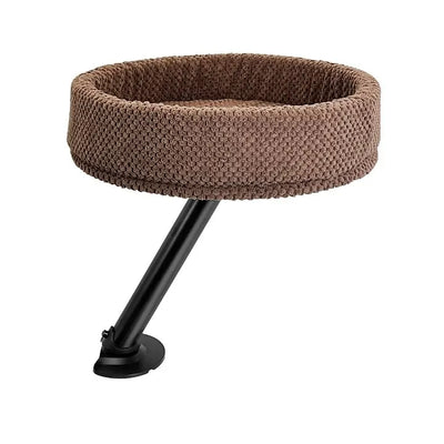 360° Rotating Cat Desk Bed | Metal Bracket, 3 Colours