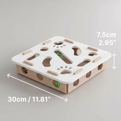 Cat Puzzle Box | Scratch Pad with Raised Nail Files