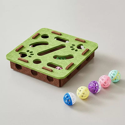 Cat Puzzle Box | Scratch Pad with Raised Nail Files
