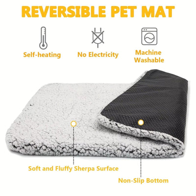 Self-Warming Pet Pad | No Electricity, 5 Sizes